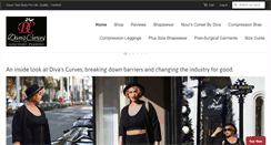 Desktop Screenshot of divascurves.com